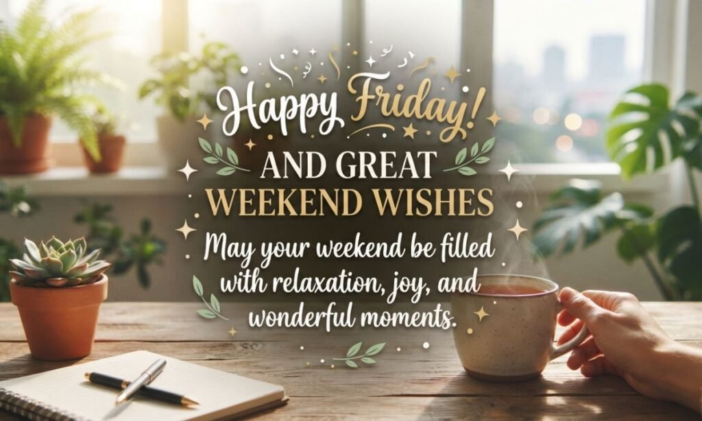 Happy Friday and Great Weekend Wishes