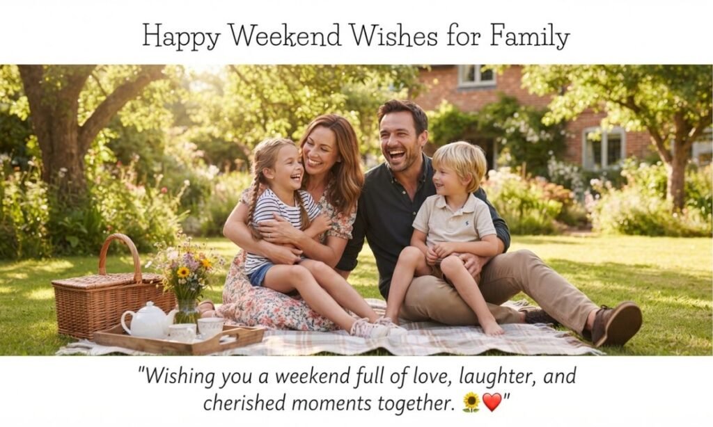 Happy Weekend Wishes for Family