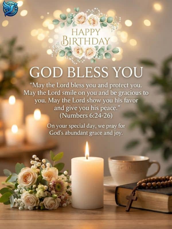 Happy birthday god bless you prayer