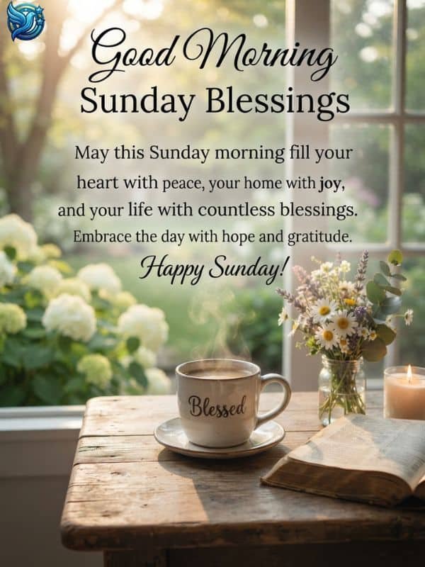 Inspirational Good Morning Sunday Blessings