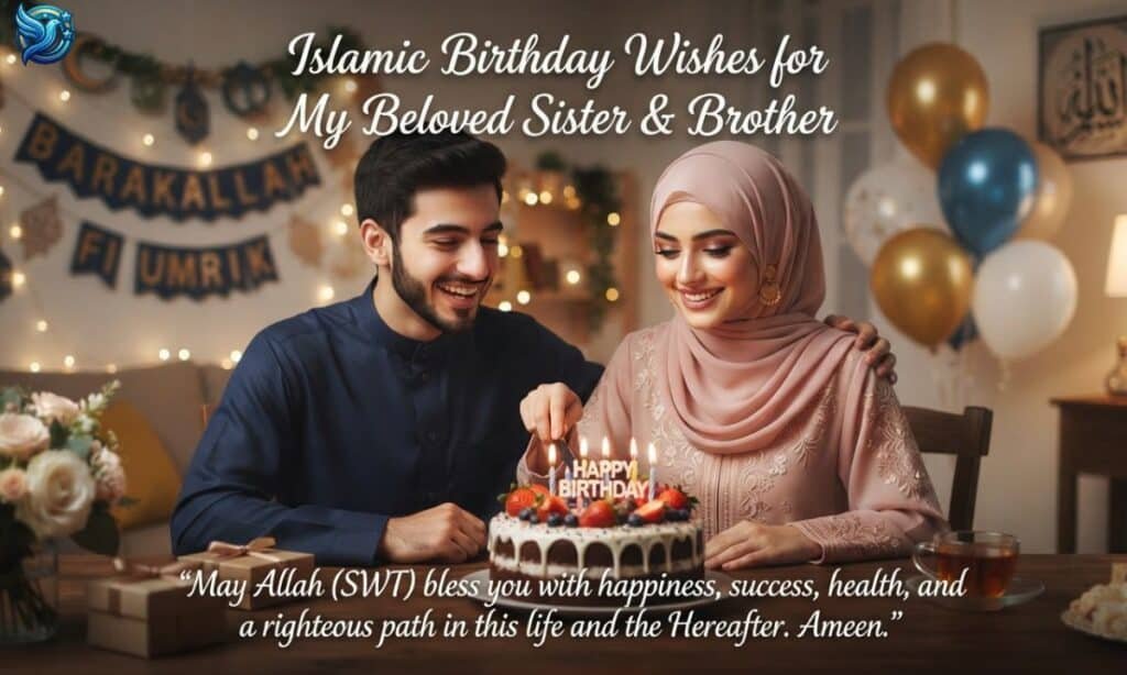 Islamic Birthday Wishes for Sister/Brother