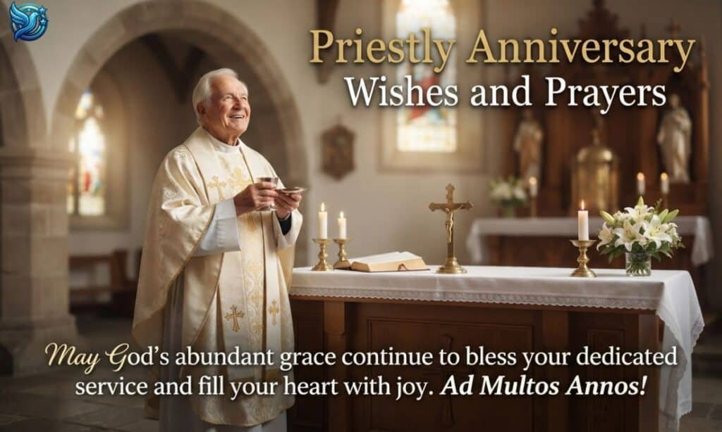 Priestly Anniversary Wishes and Prayers