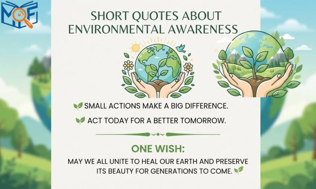 Short Quotes About Environmental Awareness