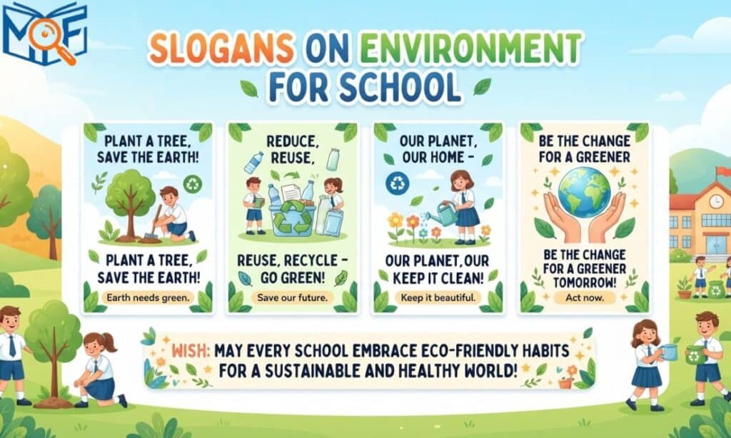 Slogans on Environment for School