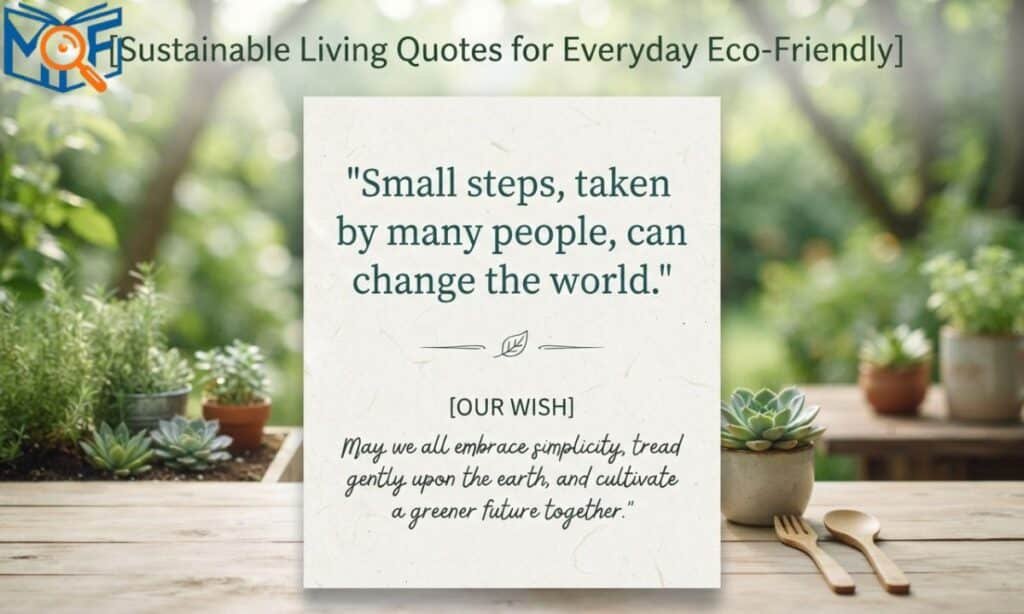 Sustainable Living Quotes for Everyday Eco-Friendly