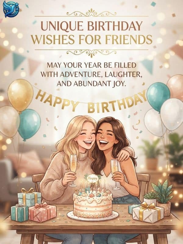 Unique Birthday Wishes For Friends